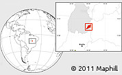 Blank Location Map of P.Alta D'bom Je, highlighted parent region