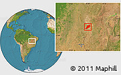 Satellite Location Map of P.Alta D'bom Je