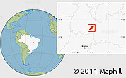 Savanna Style Location Map of P.Alta D'bom Je, highlighted country