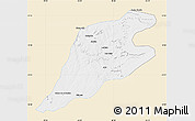 Classic Style Map of P.Alta D'bom Je, single color outside