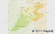 Physical Map of P.Alta D'bom Je, lighten