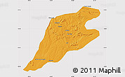 Political Map of P.Alta D'bom Je, cropped outside
