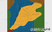 Political Map of P.Alta D'bom Je, darken