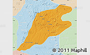 Political Map of P.Alta D'bom Je, lighten