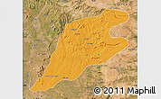 Political Map of P.Alta D'bom Je, satellite outside