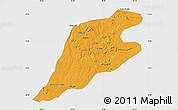 Political Map of P.Alta D'bom Je, single color outside