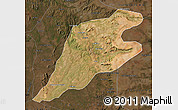Satellite Map of P.Alta D'bom Je, darken