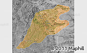 Satellite Map of P.Alta D'bom Je, desaturated