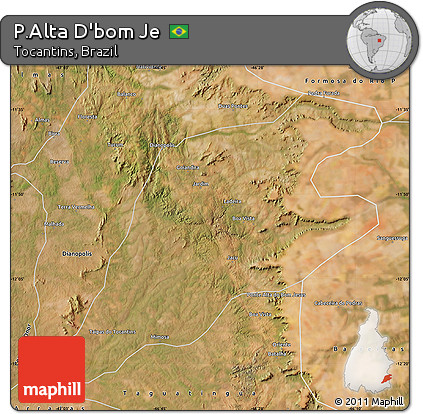 Satellite Map of P.Alta D'bom Je
