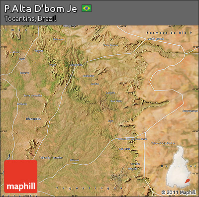 Satellite Map of P.Alta D'bom Je