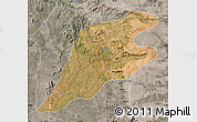 Satellite Map of P.Alta D'bom Je, semi-desaturated