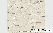 Shaded Relief Map of P.Alta D'bom Je