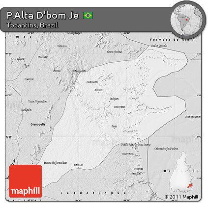 Silver Style Map of P.Alta D'bom Je