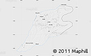 Silver Style Map of P.Alta D'bom Je, single color outside