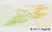 Physical Panoramic Map of P.Alta D'bom Je, lighten