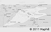 Silver Style Panoramic Map of P.Alta D'bom Je