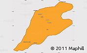 Political Simple Map of P.Alta D'bom Je, cropped outside