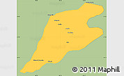 Savanna Style Simple Map of P.Alta D'bom Je, single color outside
