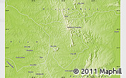Physical Map of Paraiso D'norte