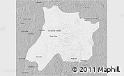 Gray 3D Map of Pedro Afonso