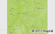 Physical 3D Map of Pedro Afonso