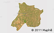 Satellite 3D Map of Pedro Afonso, cropped outside