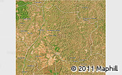 Satellite 3D Map of Pedro Afonso
