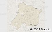 Shaded Relief 3D Map of Pedro Afonso, lighten