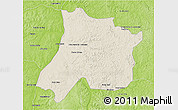 Shaded Relief 3D Map of Pedro Afonso, physical outside