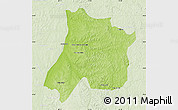 Physical Map of Pedro Afonso, lighten
