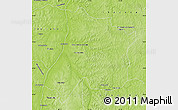 Physical Map of Pedro Afonso