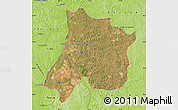 Satellite Map of Pedro Afonso, physical outside