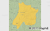 Savanna Style Map of Pedro Afonso