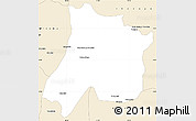 Classic Style Simple Map of Pedro Afonso