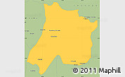 Savanna Style Simple Map of Pedro Afonso