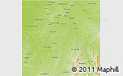 Physical 3D Map of Peixe