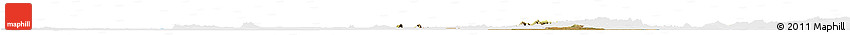 Satellite Horizon Map of Peixe, single color outside