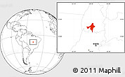 Blank Location Map of Peixe