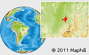 Physical Location Map of Peixe