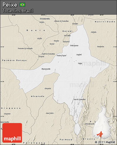Classic Style Map of Peixe