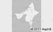 Gray Map of Peixe, single color outside