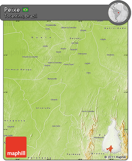 Physical Map of Peixe