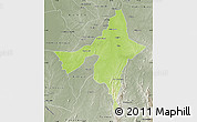 Physical Map of Peixe, semi-desaturated