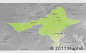 Physical Panoramic Map of Peixe, desaturated