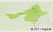Physical Panoramic Map of Peixe, lighten
