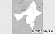 Gray Simple Map of Peixe