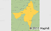 Savanna Style Simple Map of Peixe