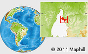 Physical Location Map of Piaca, highlighted parent region