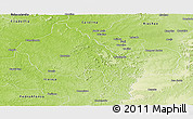 Physical Panoramic Map of Piaca
