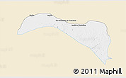 Classic Style 3D Map of S.Sebast.D'toca, single color outside